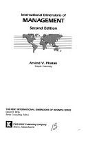 International Dimensions of Management