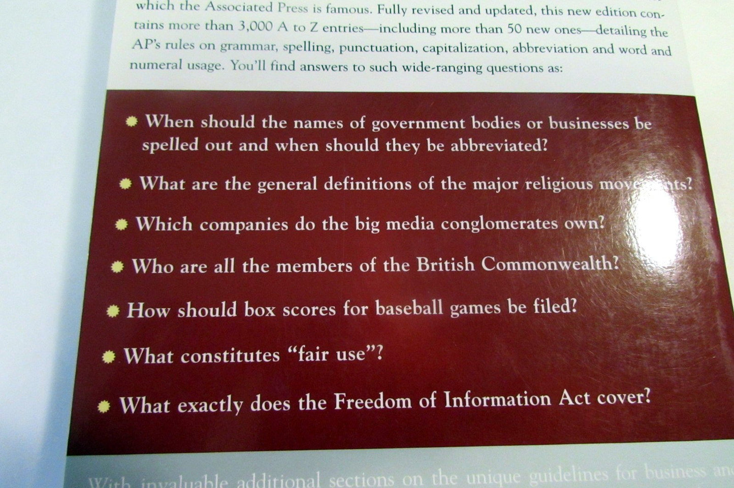 The Associated Press Stylebook