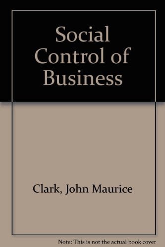 Social Control of Business