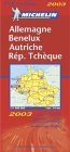Michelin 2003 Germany, Benelux, Austria, Czech Repuplic Map