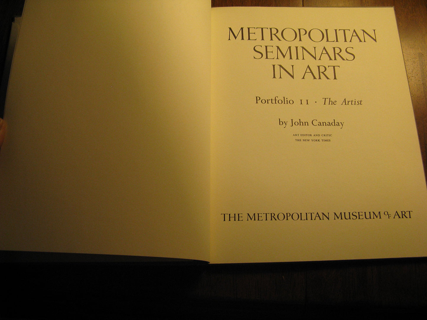 Metropolitan Seminars in Art, Portfolio 11: The Artist as a Social Critic