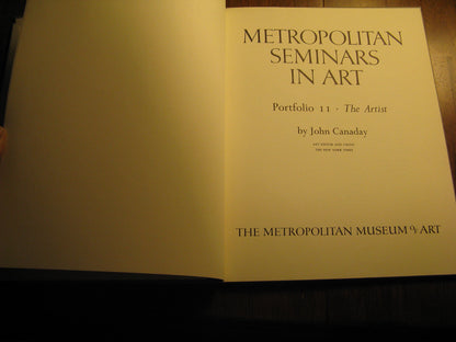 Metropolitan Seminars in Art, Portfolio 11: The Artist as a Social Critic