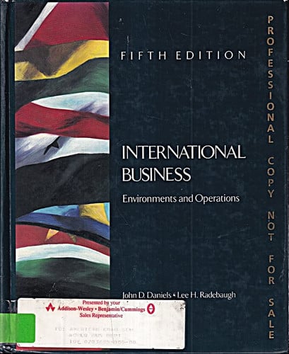 International business - Environments and Operations