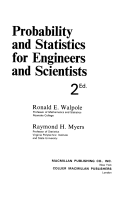 Probability and Statistics for Engineers and Scientists