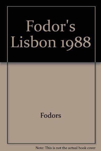 Fodor's Lisbon 1988