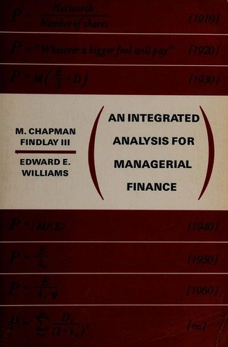 An Integrated Analysis For Managerial Finance