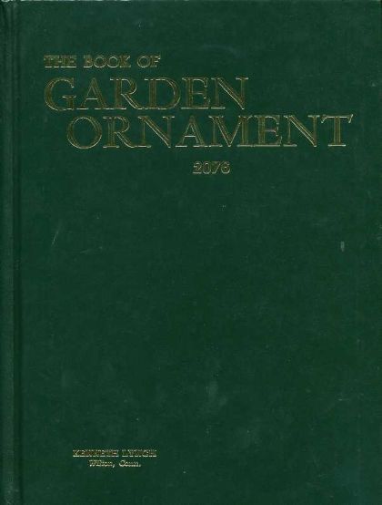 Book of Garden Ornament No 2076 Edition