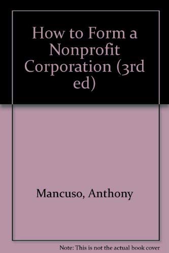 How to Form a Nonprofit Corporation