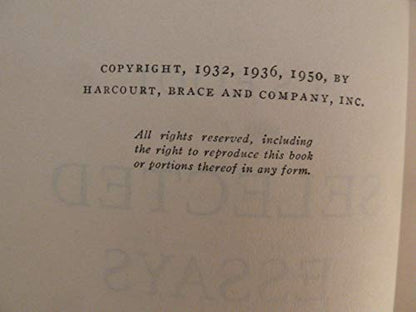 Selected Essays of T.S. Eliot (New Edition)