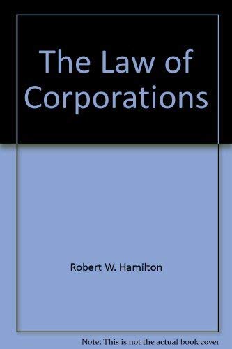 The law of corporations in a nutshell (Nutshell series)