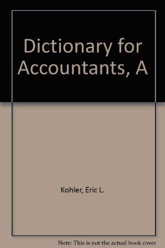 A dictionary for accountants