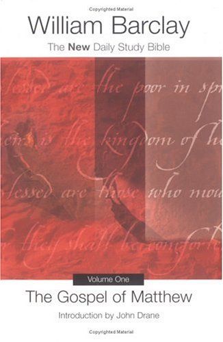 Gospel of Matthew Volume I (New Daily Study Bible)