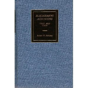 Management Accounting Text and Cases