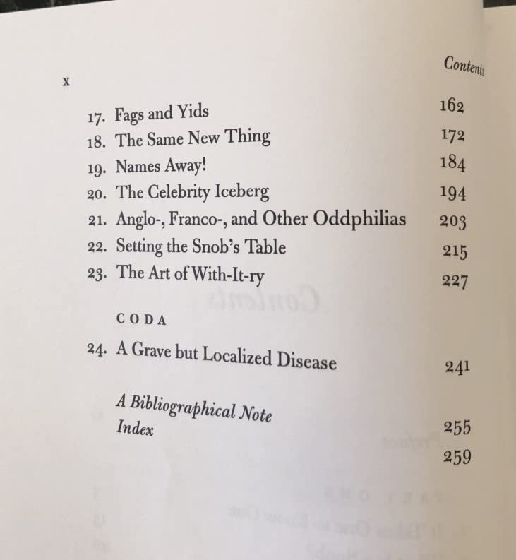 Snobbery: The American Version