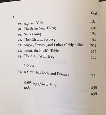 Snobbery: The American Version