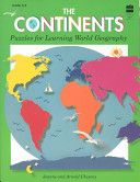 Continents - 100 puzzles and word games for grades 4-6