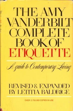 Amy Vanderbilt Complete Book of Etiquette