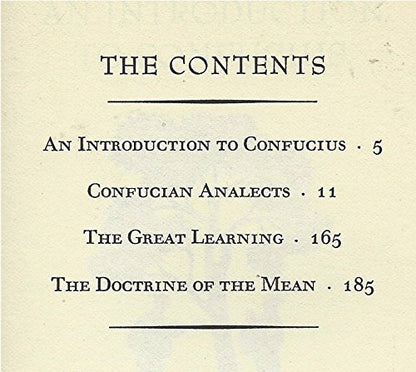 The philosophy of Confucius: In the translation of James Legge