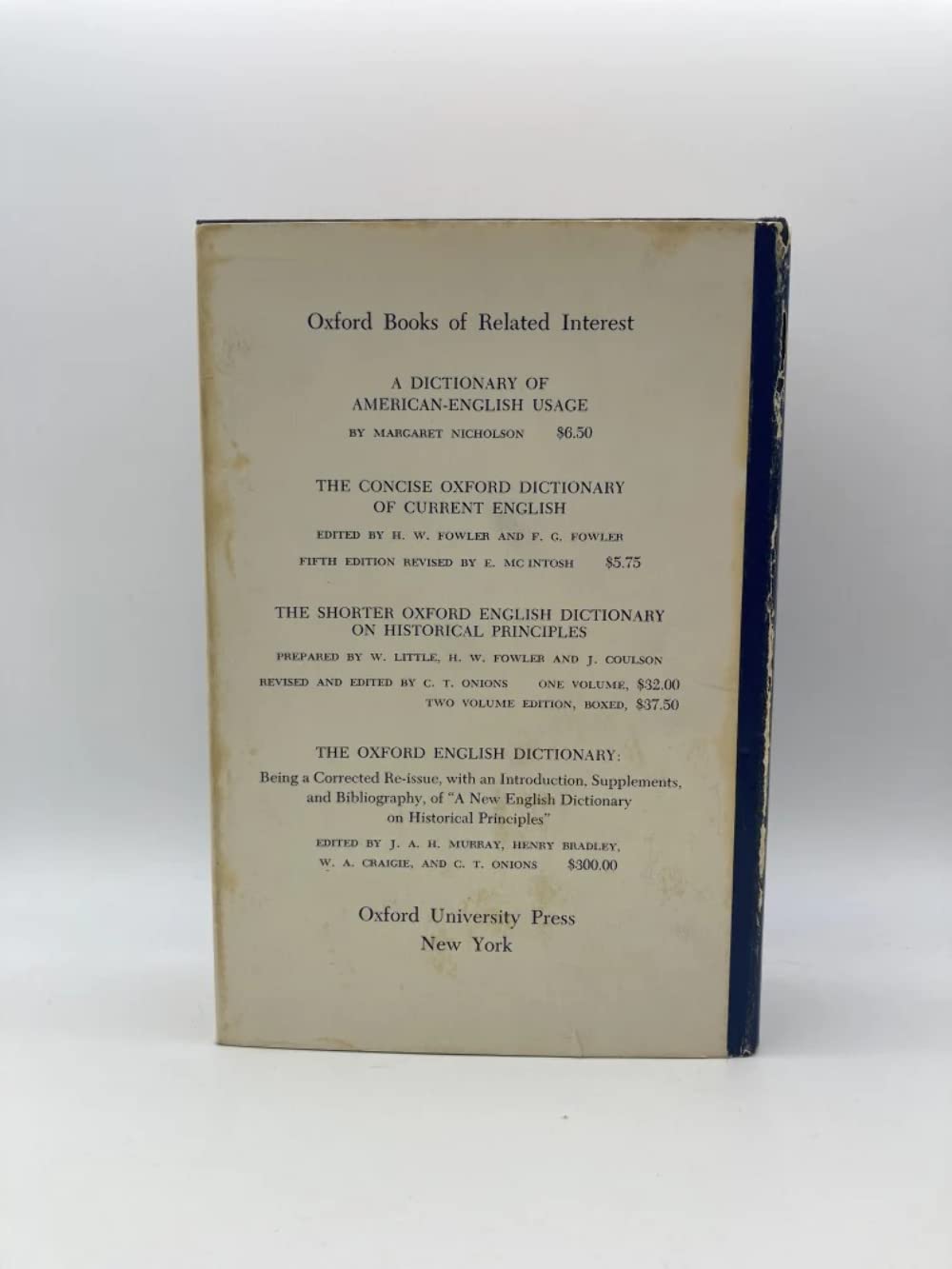 A Dictionary of Modern English Usage Second Edition