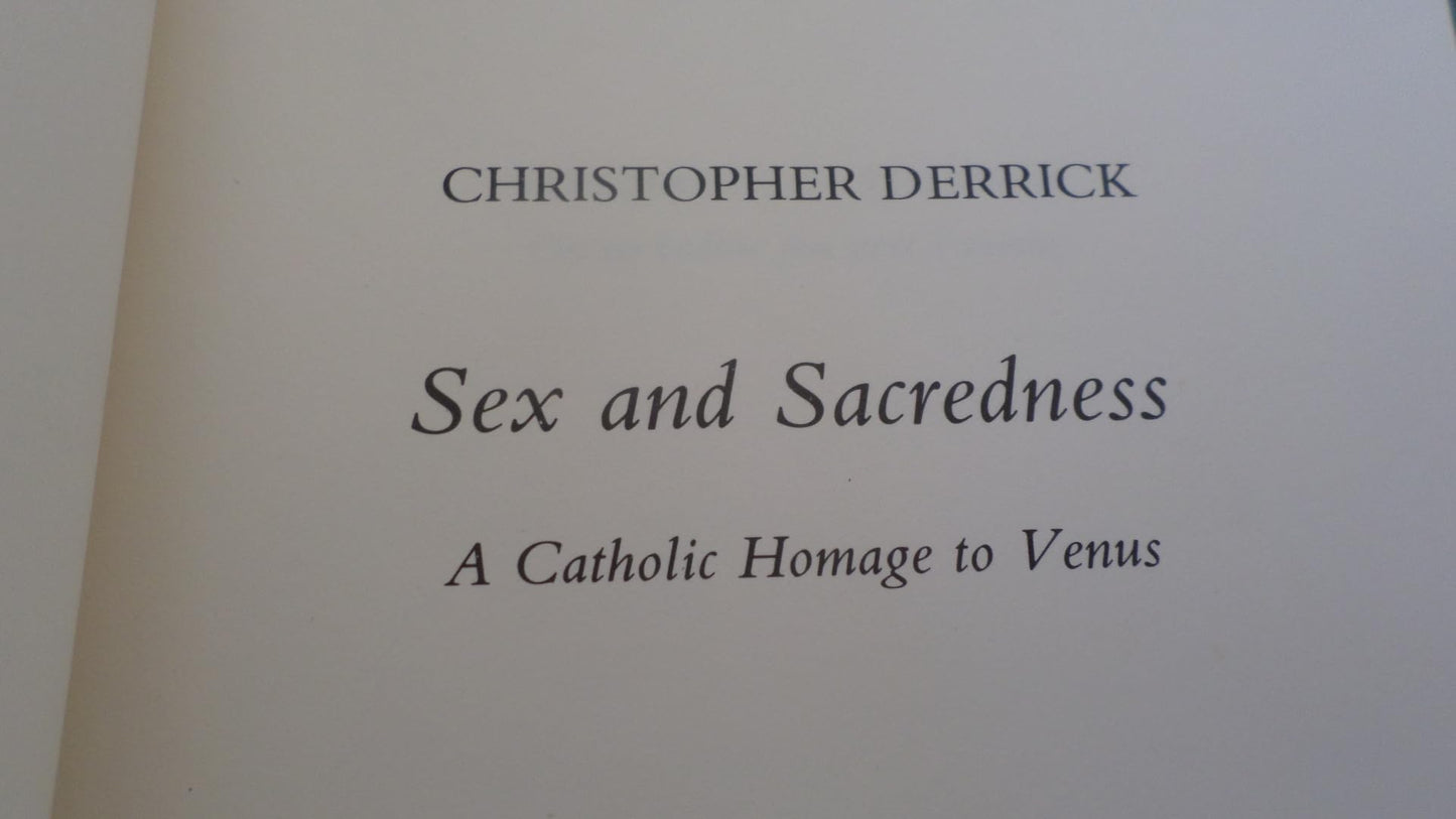 Sex and Sacredness: A Catholic Homage to Venus