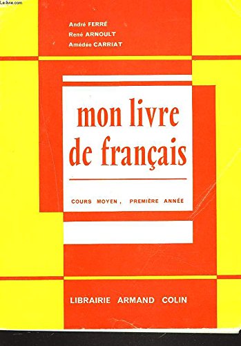 Mon livre de français cours moyen 1ère année
