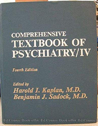 Comprehensive textbook of psychiatry/IV