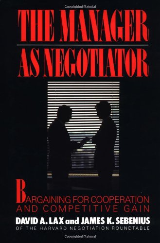 Manager as Negotiator
