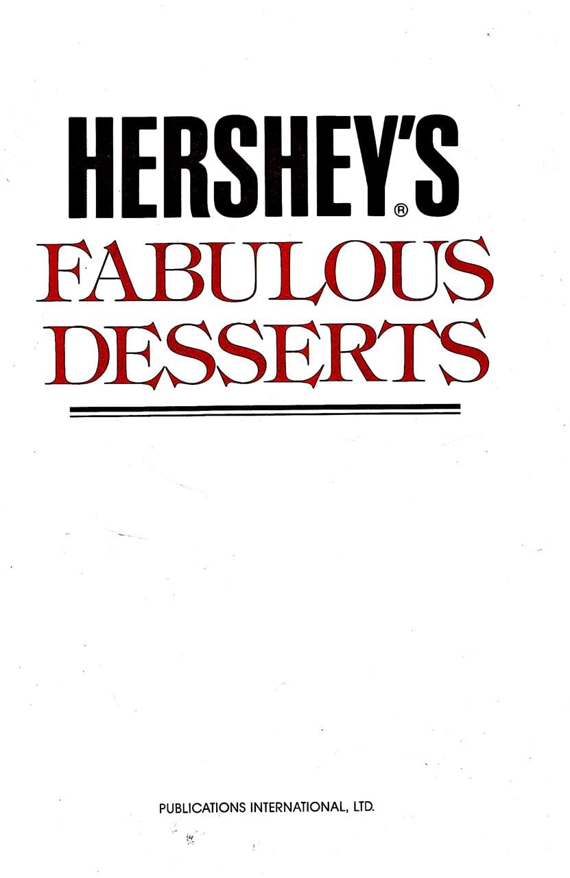 Hershey's Fabulous Desserts