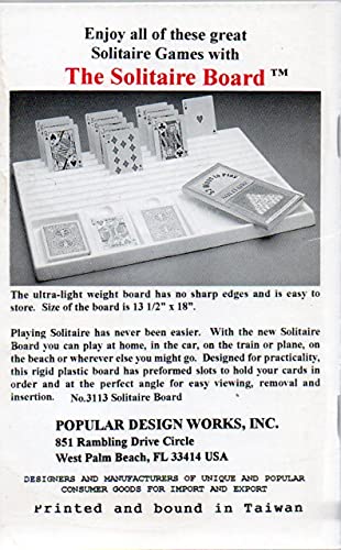 Solitaire: 52 ways to play