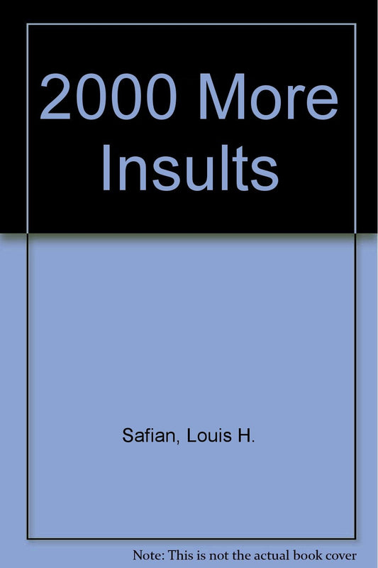 2000 More Insults