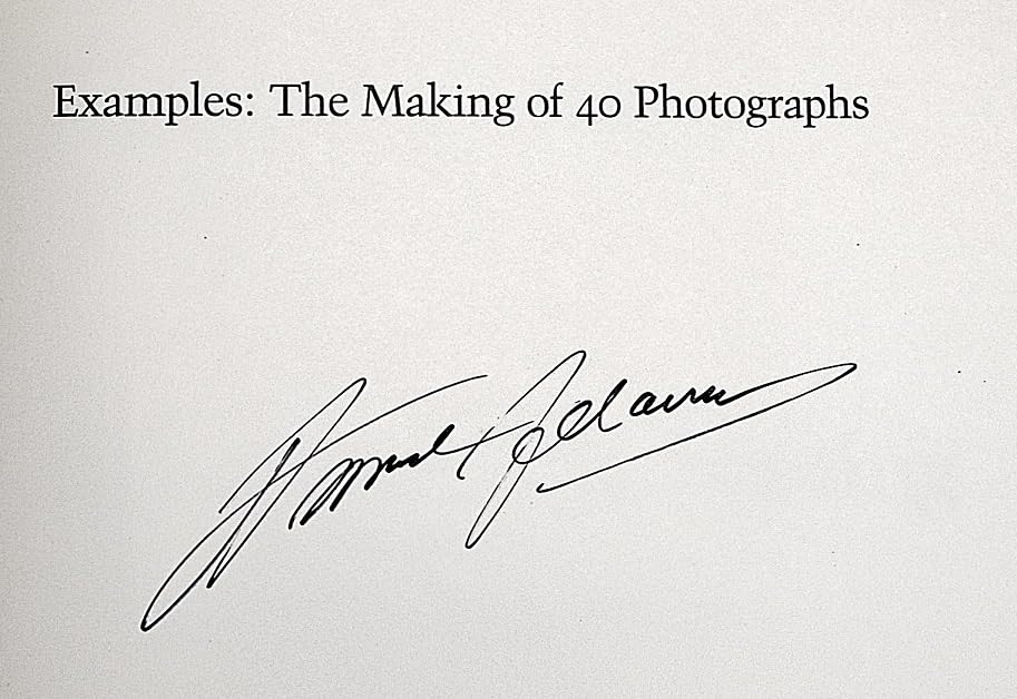 Examples: The Making of 40 Photographs