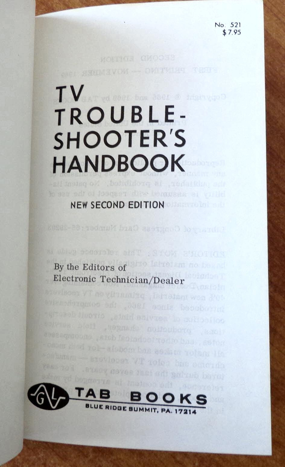 TV Trouble-Shooter's Handbook