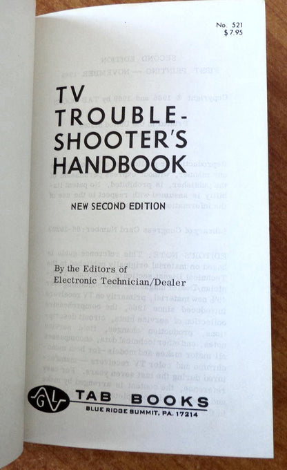 TV Trouble-Shooter's Handbook