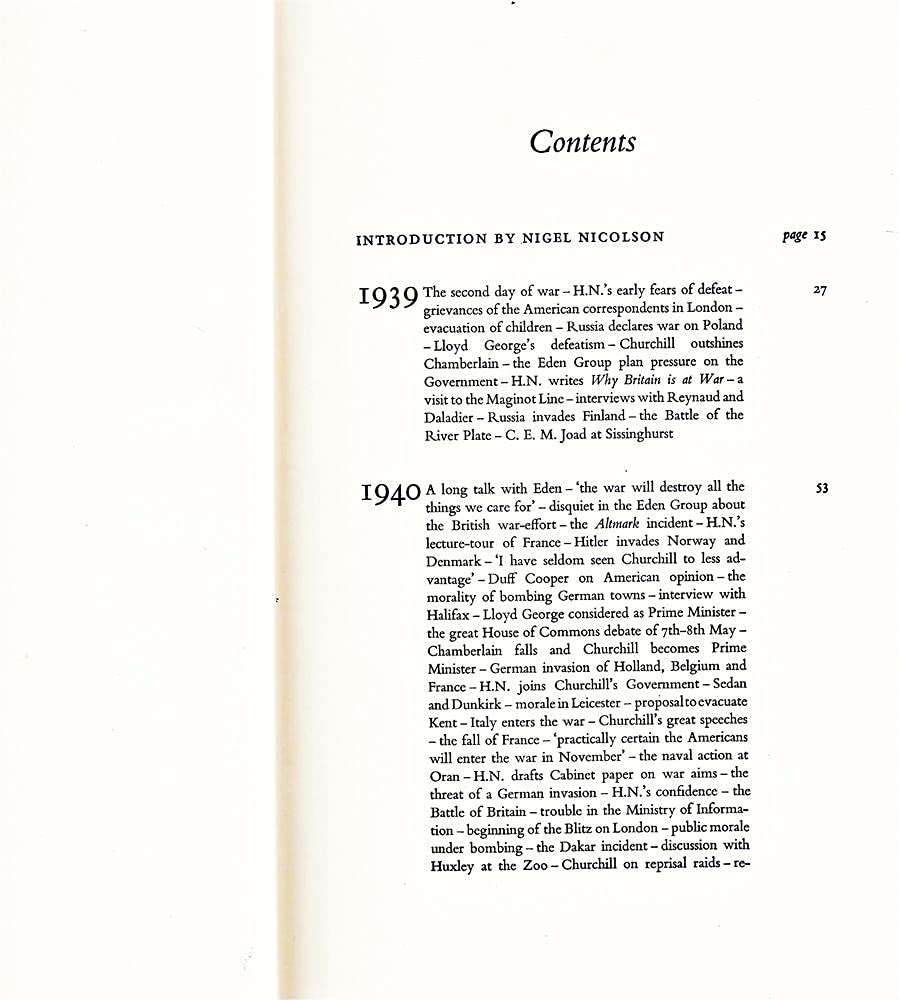 The War Years, 1939-1945: Volume II of Diaries and Letters