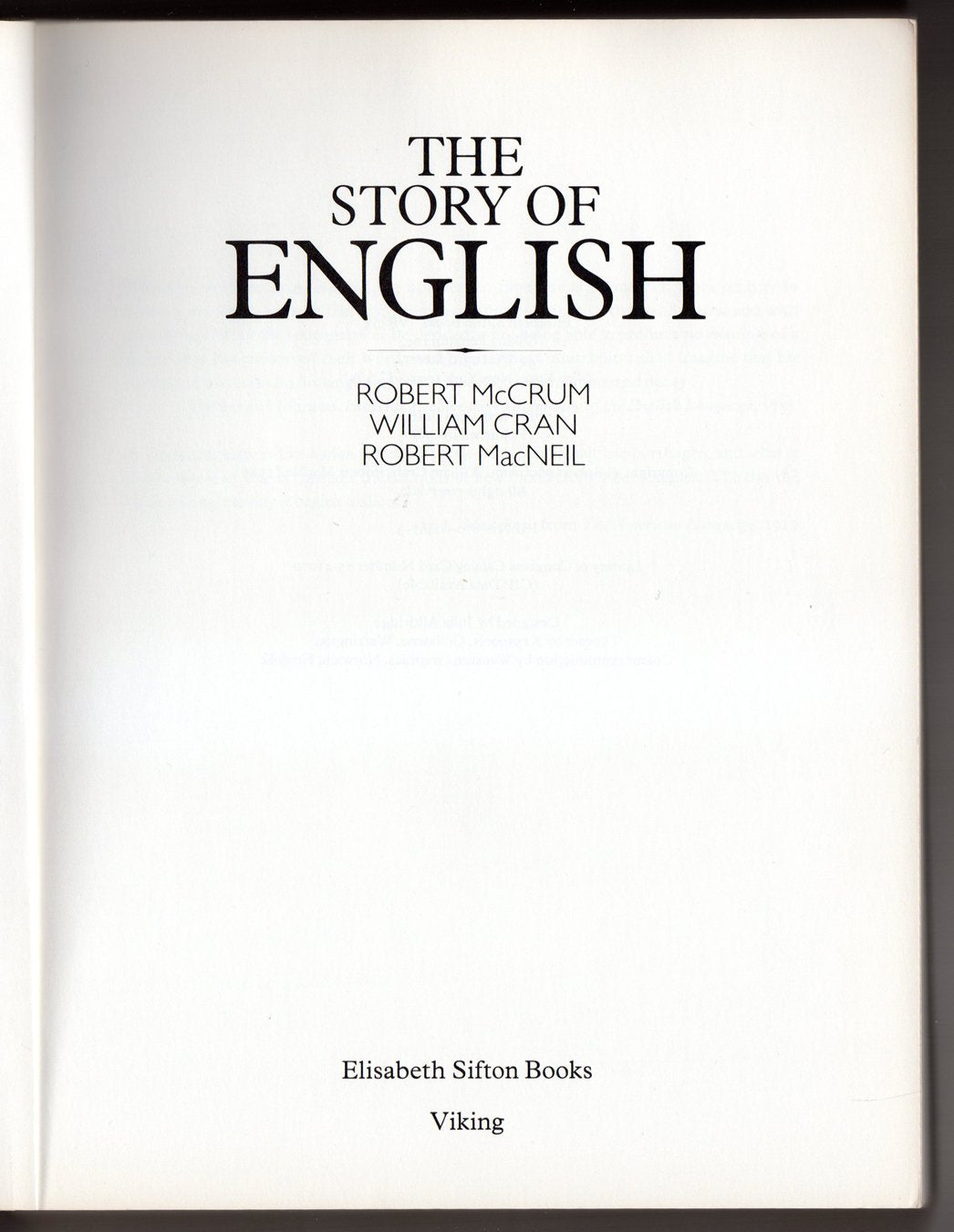 The Story of English