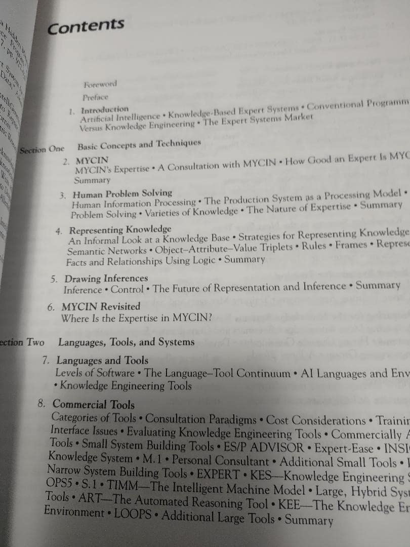 Expert Systems: Artificial Intelligence in Business (General Trade)