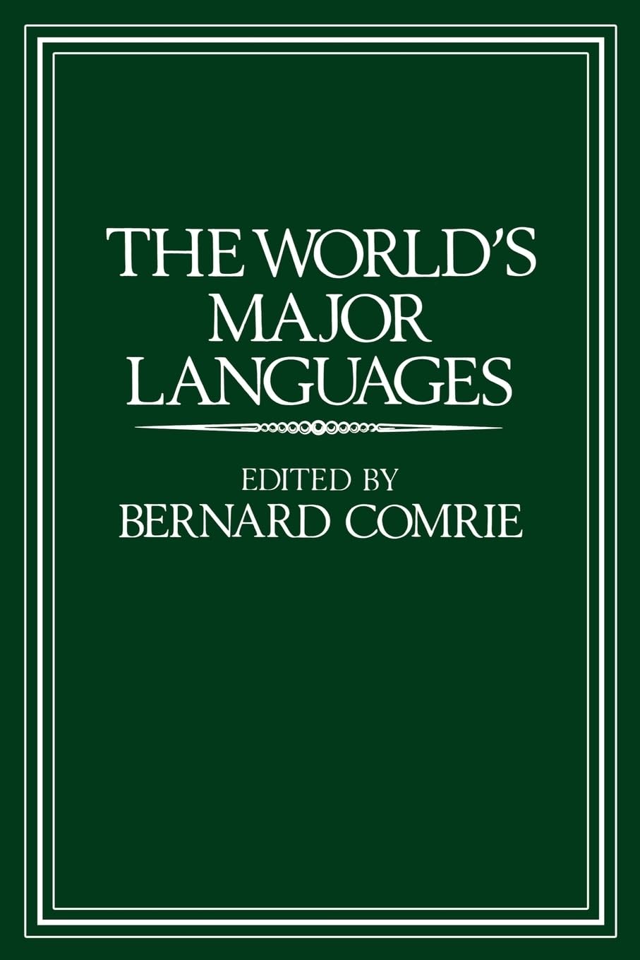 The World's Major Languages