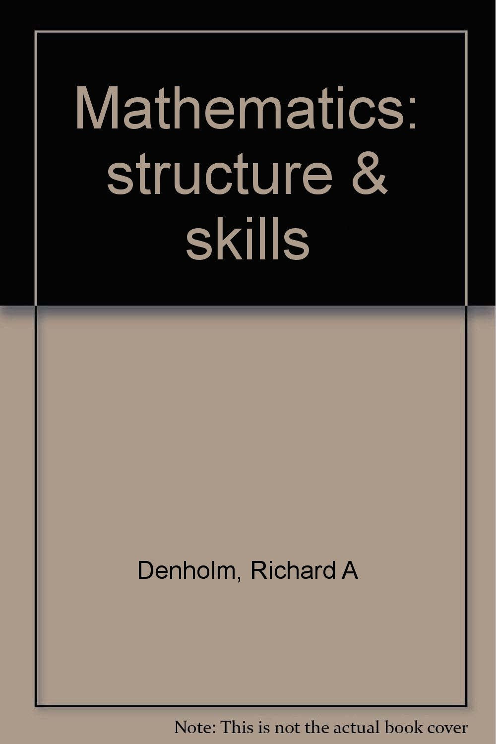Mathematics: structure & skills