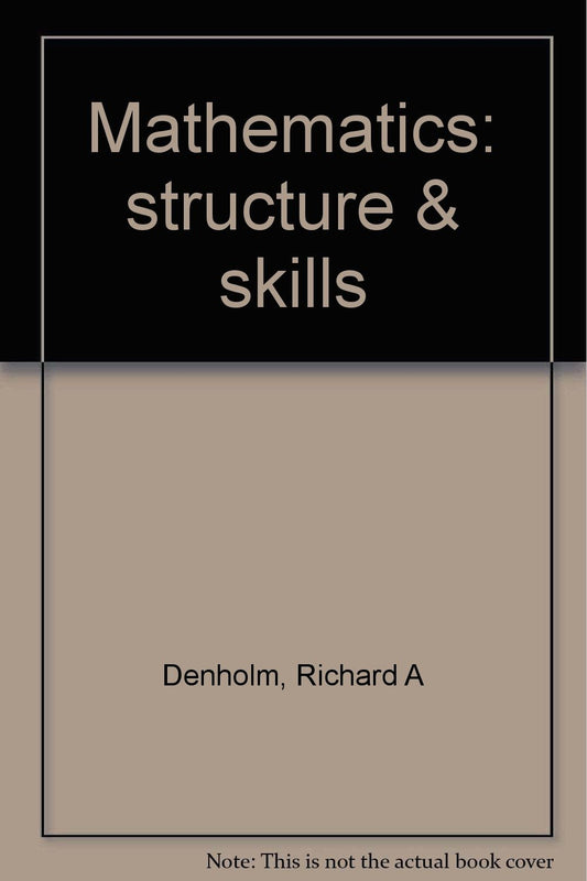 Mathematics: structure & skills