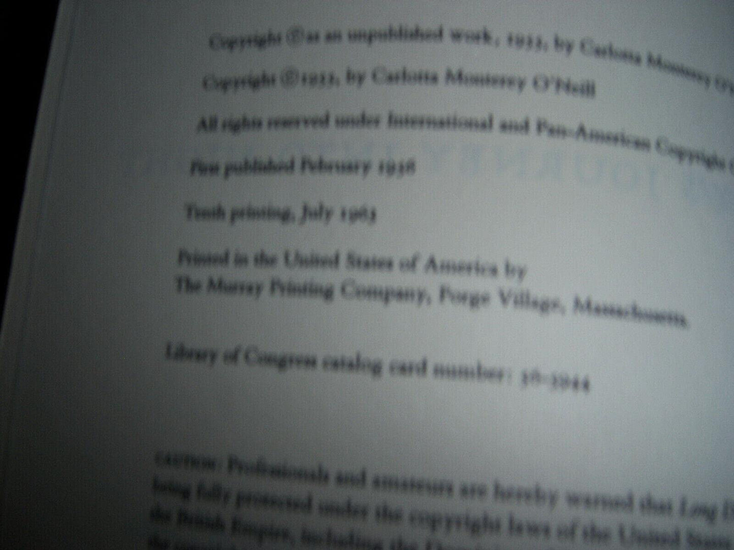 Long Days Journey into Night