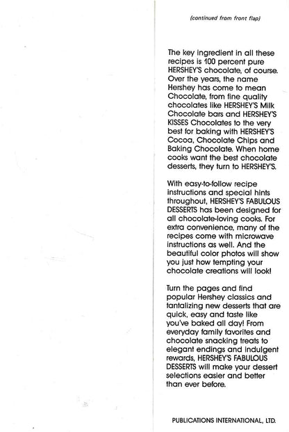 Hershey's Fabulous Desserts