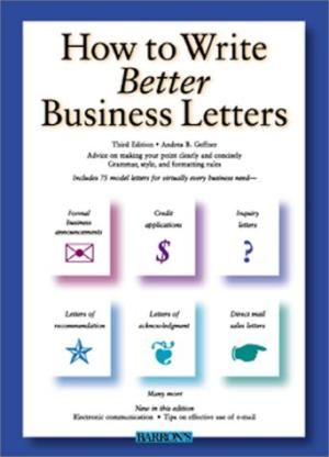 How to Write Better Business Letters