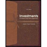 Investments - Analysis and Management