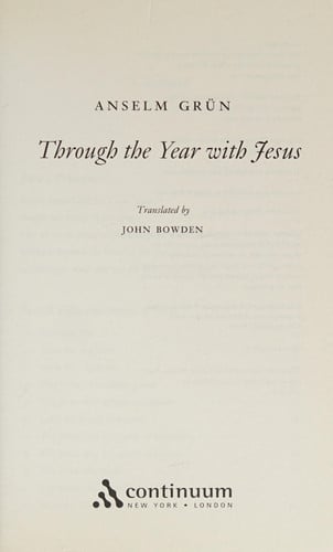 Through the Year With Jesus