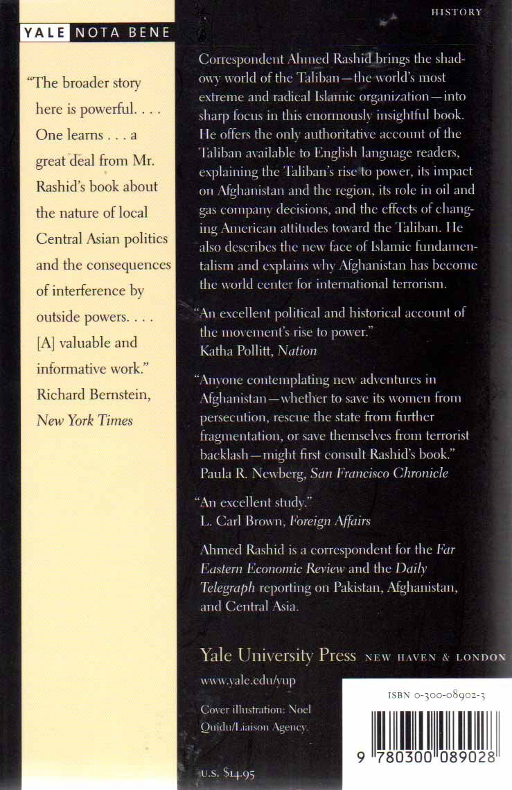 Taliban: Militant Islam, Oil and Fundamentalism in Central Asia