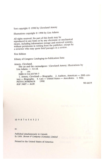 The Cat and the Curmudgeon