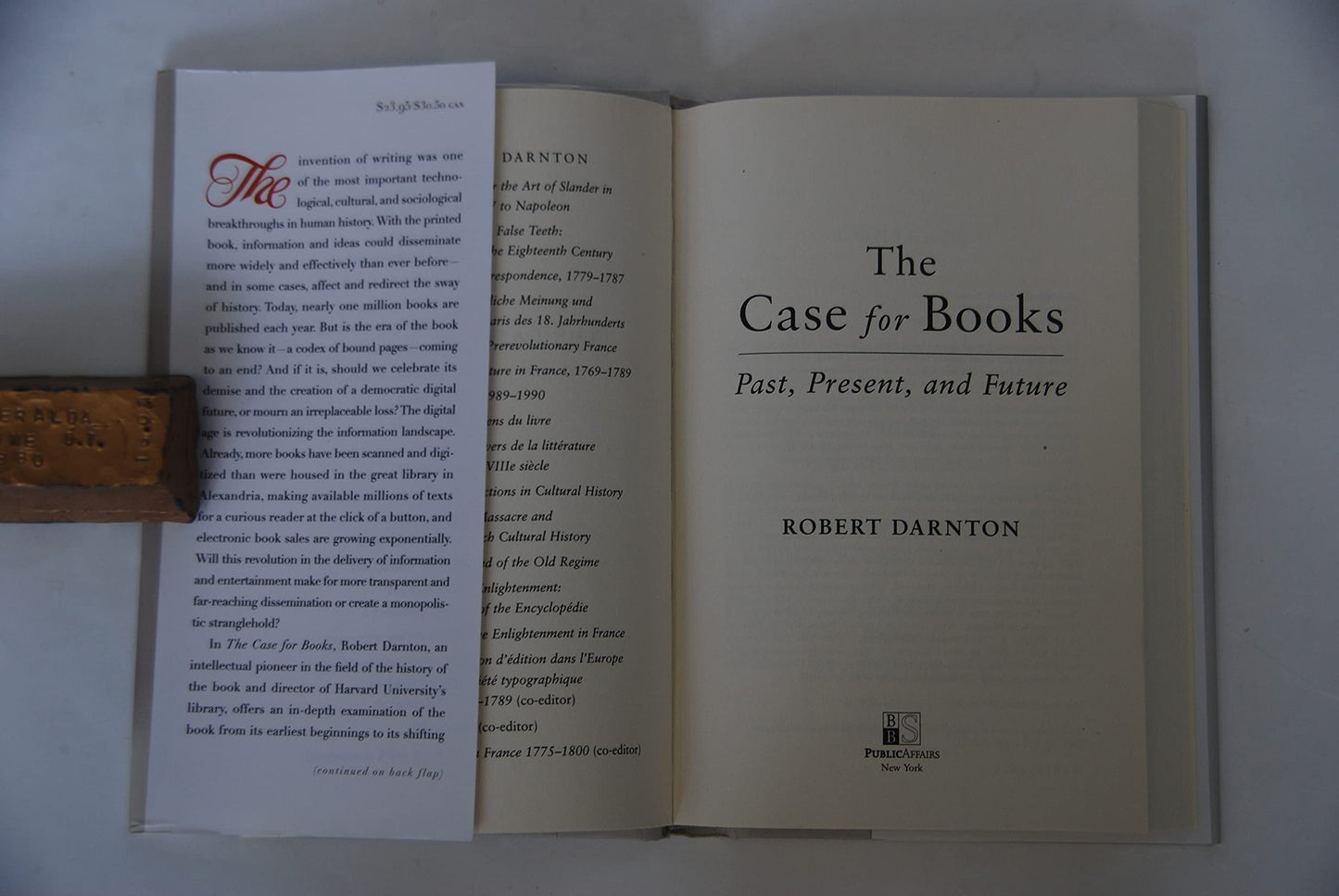 The Case for Books: Past, Present, and Future