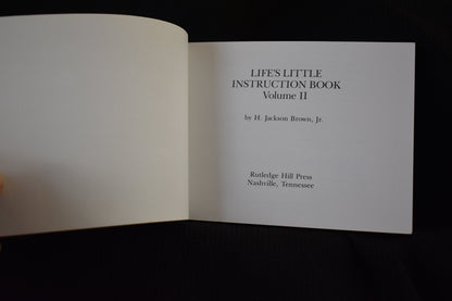 Life's Little Instruction Book, Volume II