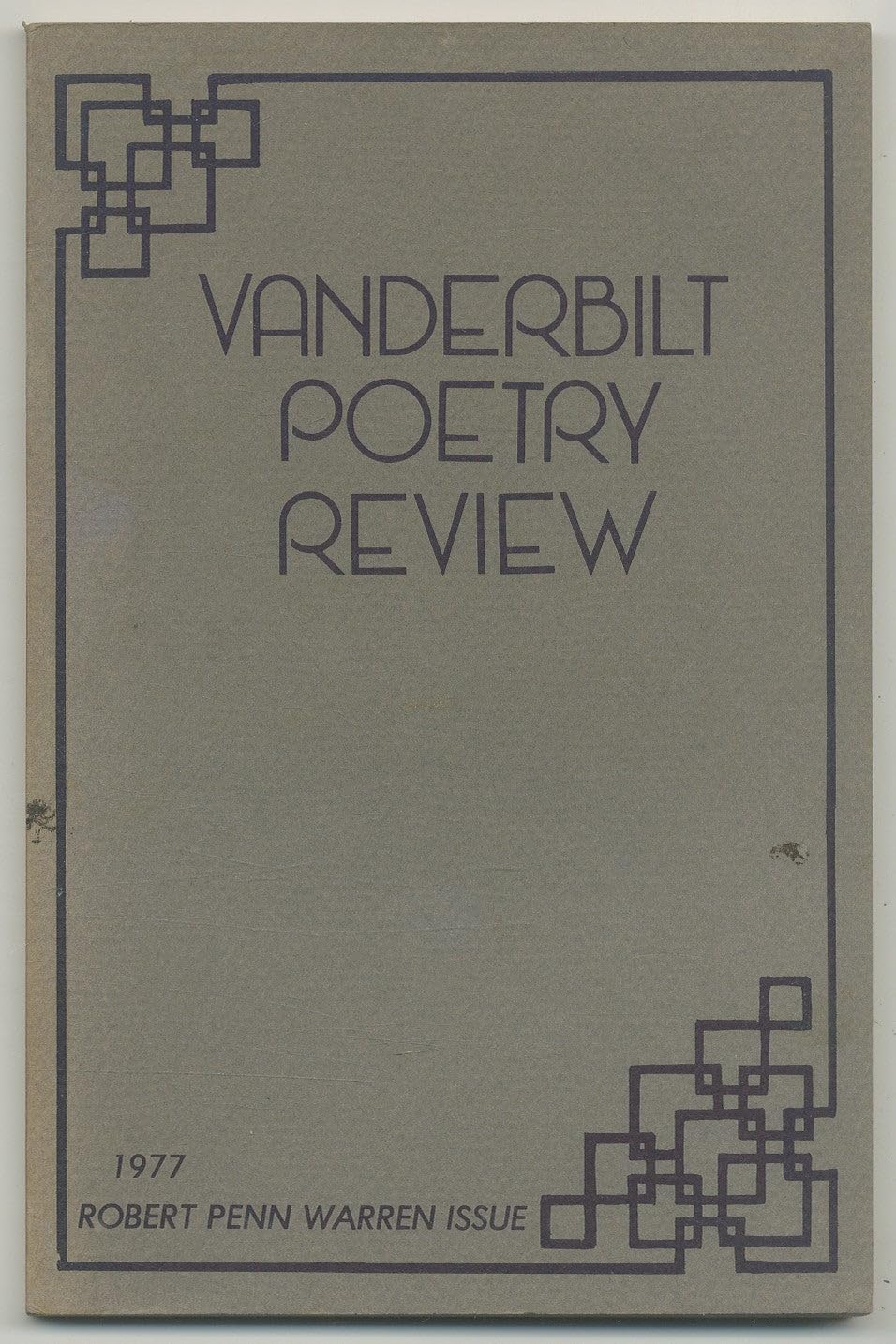 Vanderbilt Poetry Review 1977 Robert Penn Warren Issue Volume II Numbers 3 and 4