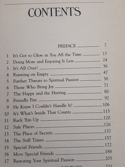 Restoring Your Spiritual Passion